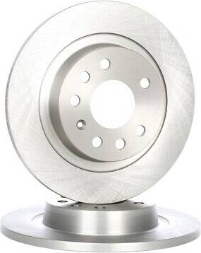 Ridex Brake Disc Rear Axle Uncoated Untreated