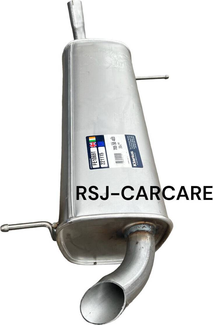 Klarius FE1069T Exhaust Rear Box Ford Fiesta
