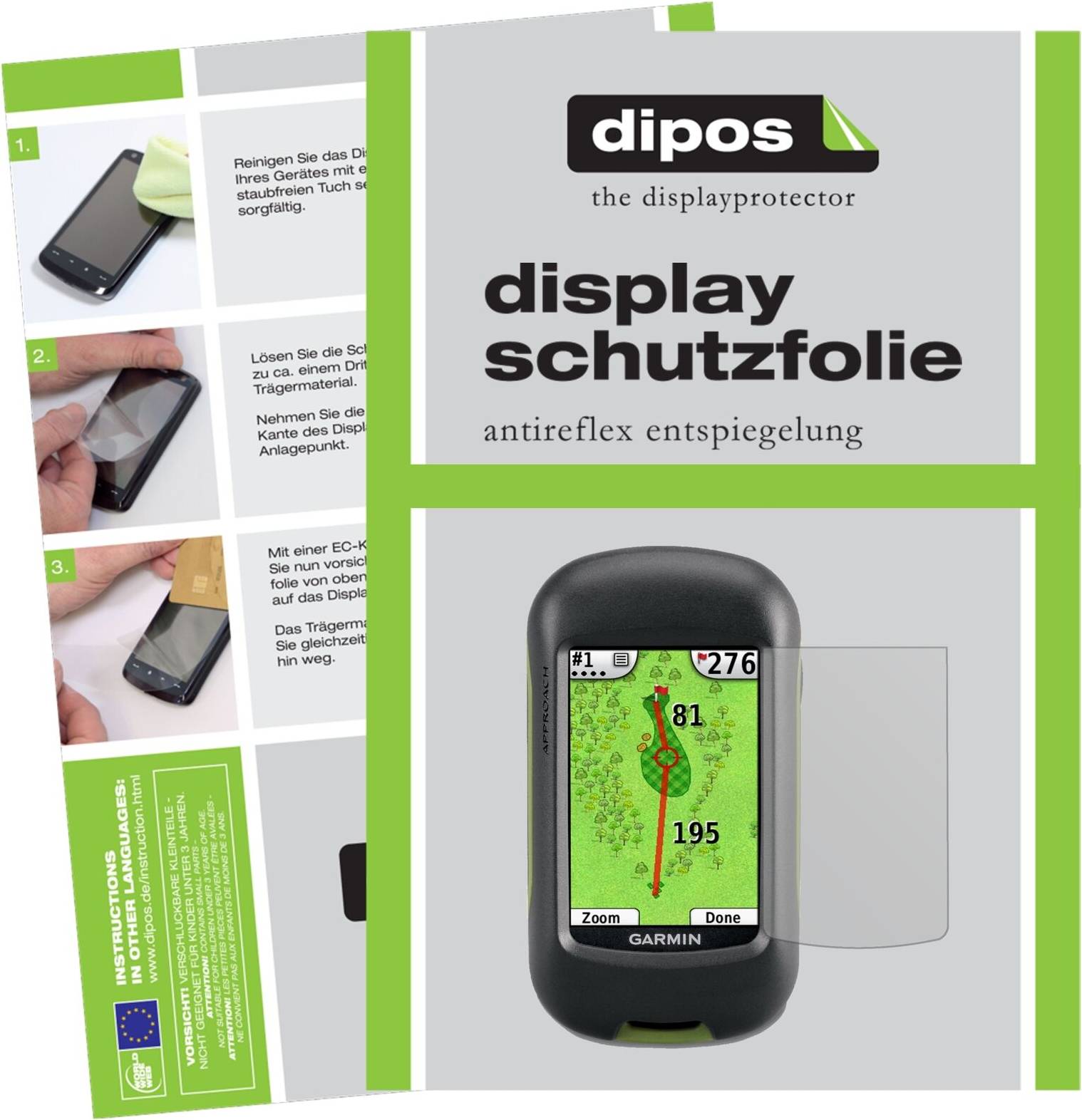 Dipos Screen Protector For Garmin Approach G3