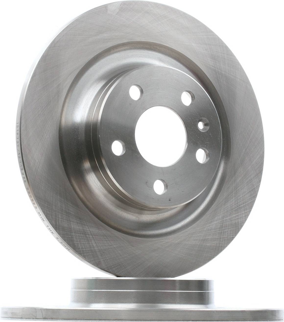 Ridex 82B1762 Brake Disc Rear Axle Uncoated
