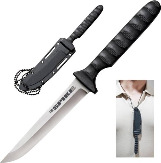 Drop Point Spike Neck Knife
