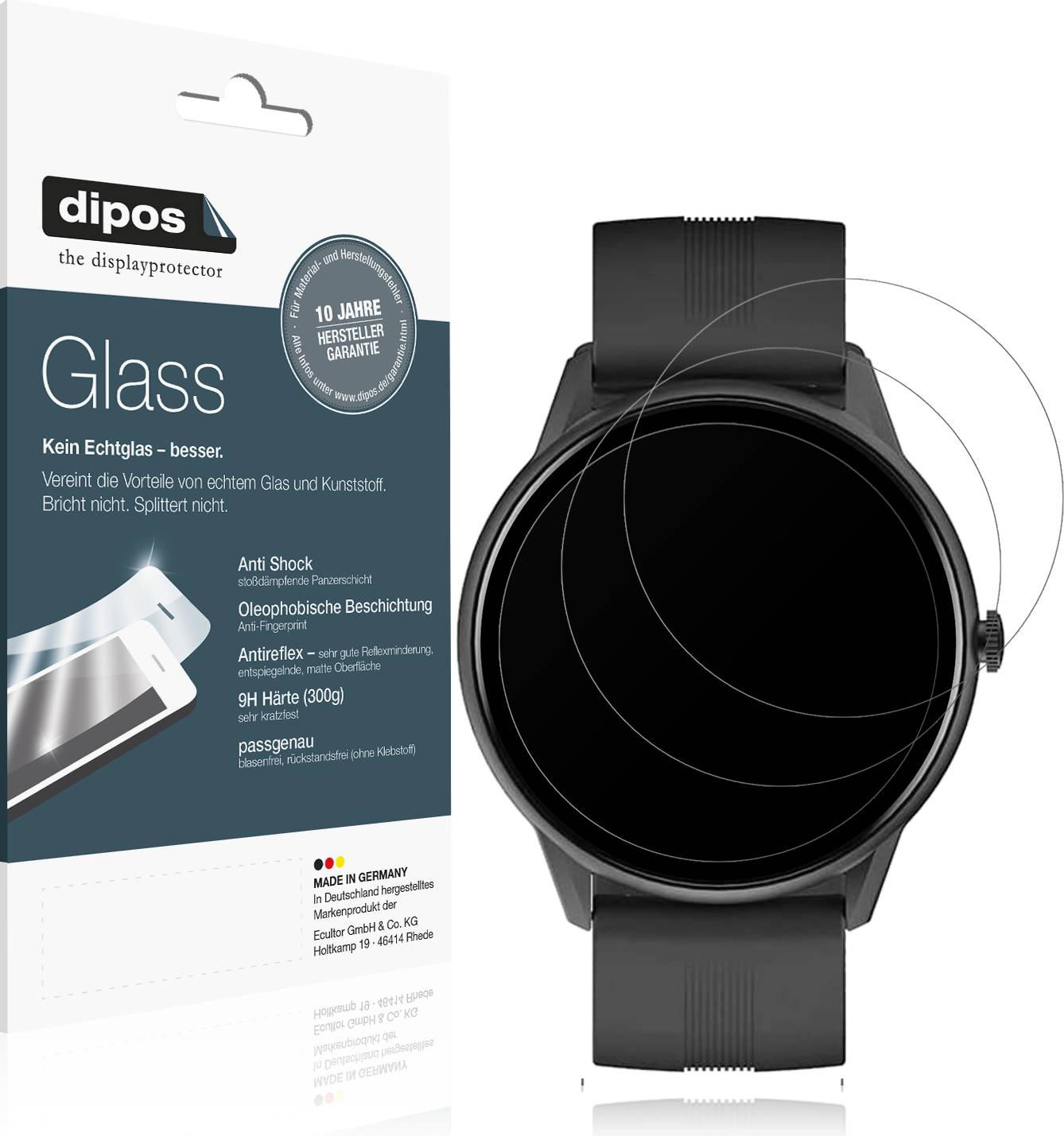 Dipos Lytimes 1.3 Inch Matte Screen Protector