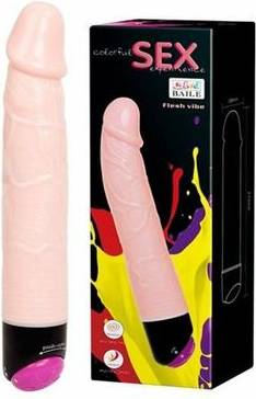 BAILE Colorful Sex Vibration Rotation 24 cm