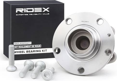 Ridex Wheel Bearing Kit Rear Axle Both Sides