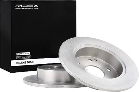 Ridex Brake Disc Rear Axle Uncoated Untreated