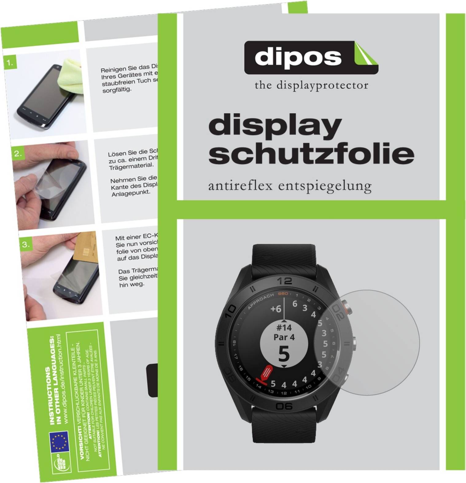 Dipos 6x Screen Protector For Garmin Approach S60