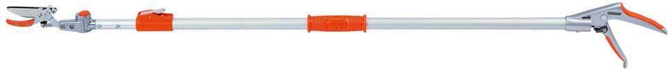 Stocker Adjustable Telescopic Pruning Scissors Orange