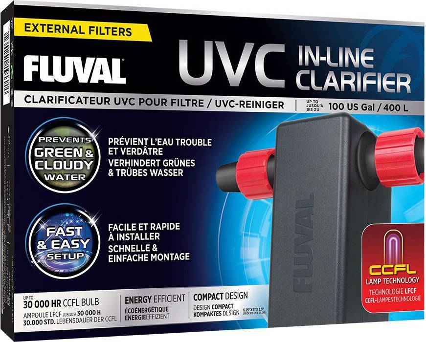 Fluval UVC In-line Clarifier 3 W