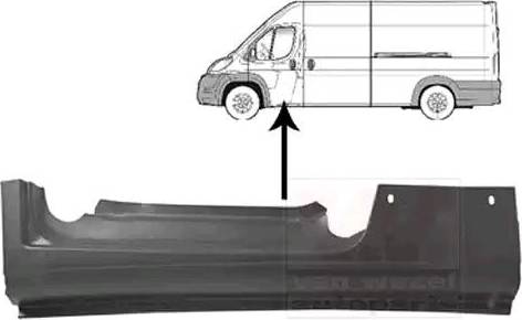 Van Wezel Rocker Panel Repair Panel Left 1651101