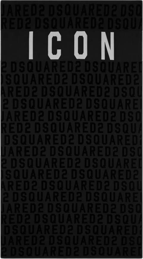 DSquared2 Be Icon Home Sort One Size Håndklæde Sort