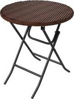 OutSunny Foldable PE Rattan Outdoor Coffee Table