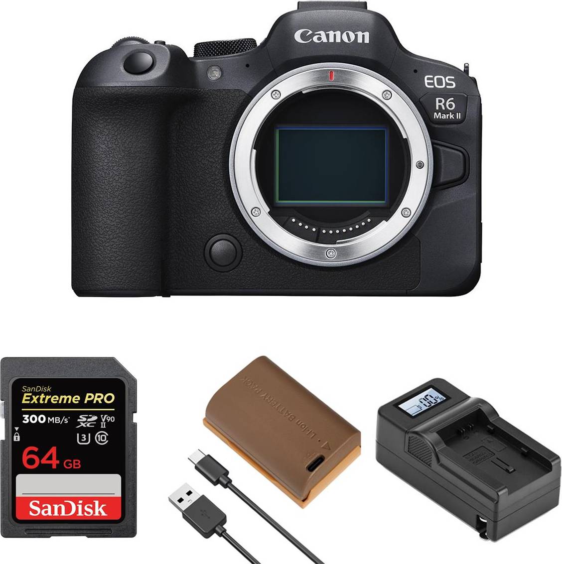 Canon r6 2 camera Canon EOS R6 Mark II Camera, Bundle with Included Value