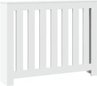 vidaXL Radiator Cover White Engineered Wood