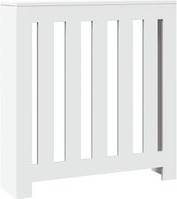 vidaXL Radiator Cover White Engineered Wood