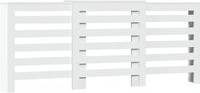vidaXL Radiator Cover White Engineered Wood