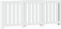 vidaXL Radiator Cover White Engineered Wood