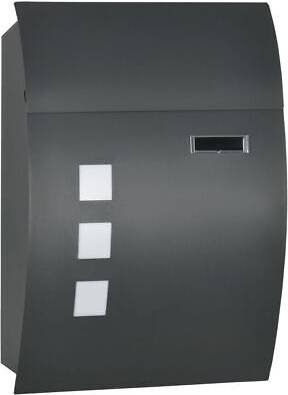 Homcom Weatherproof wall mounted letter box post box