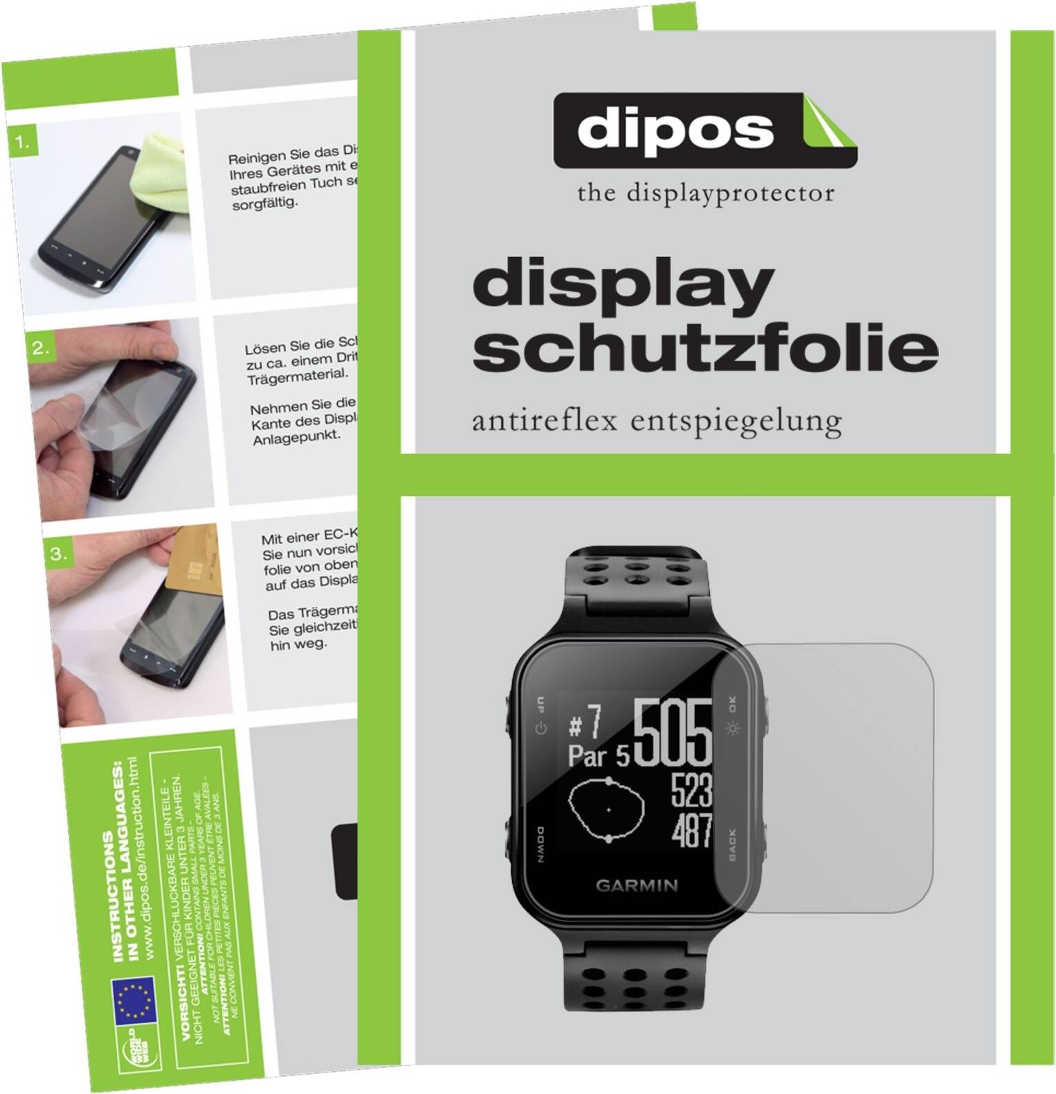 Dipos 6x Screen Protector Garmin Approach S20