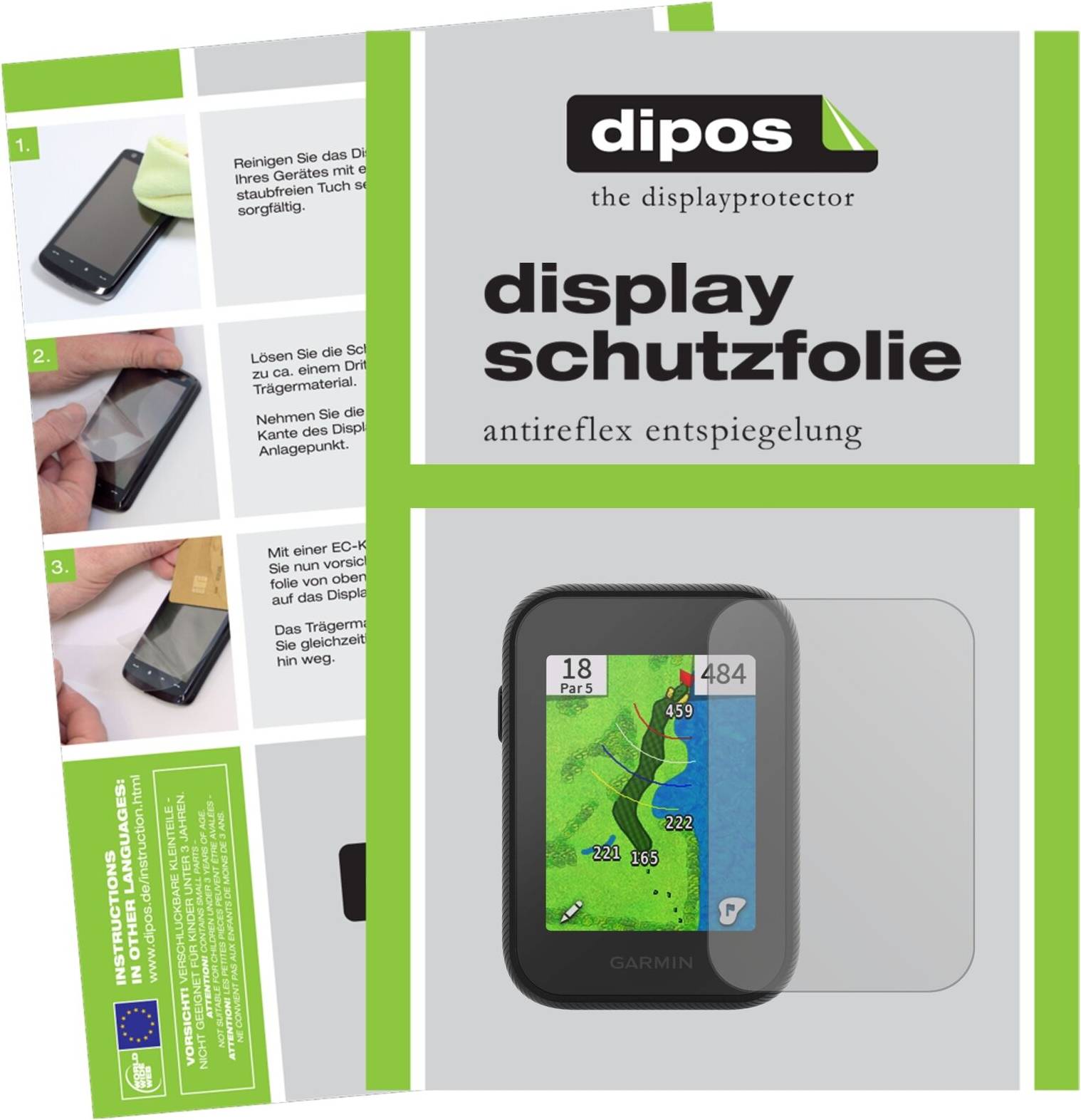 Dipos 3x Screen Protector Garmin Approach G30