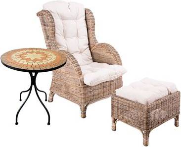 Rattan lounge set Mojawo Luxus Rattan Lounge-Set