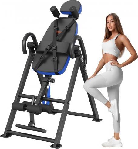 Workout equipment VEVOR Inversion Table Foldable Strength Training Equipment Hang Exercise Bench
