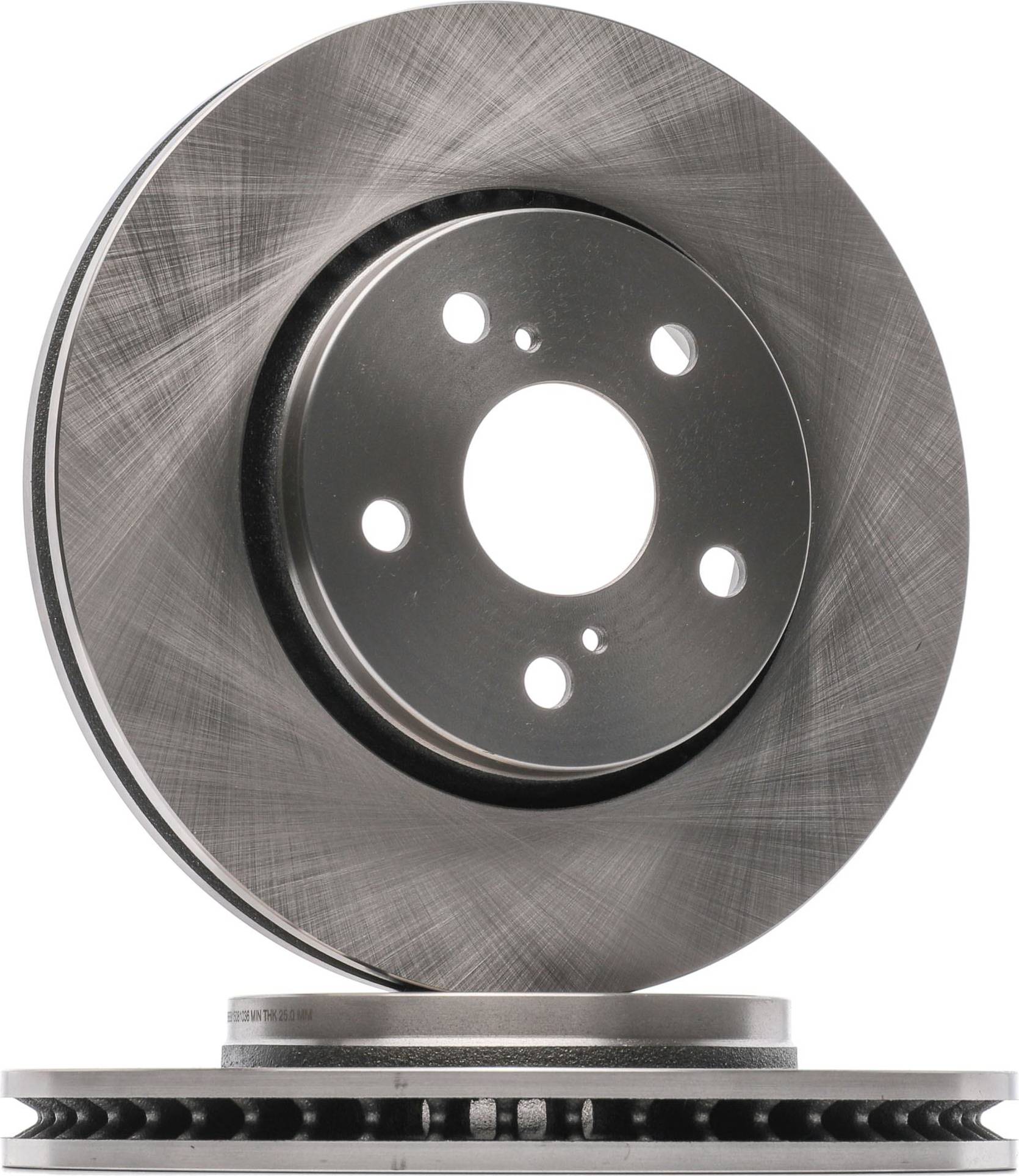 Ridex 82B2509 Brake Disc Front Axle