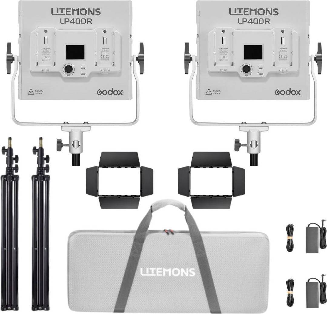 Godox Litemons RGB LED Light Panel 2 Kit LP400R