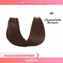 Hair extensions Shein Invisible Wire Human Hair Extensions With Clips
