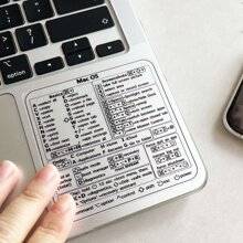 Shein 1pc Laptop Shortcut Sticker Compatible With MacBook 24 Inch, Keyboard Stickers