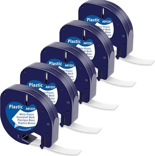 Dymo letratag plastic Compatible Label Replacement for Dymo Letratag Plastic Tape 91201 Letratag