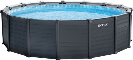 Pool set Intex Graphite Panel Pool Set Ø4.78x1.24m