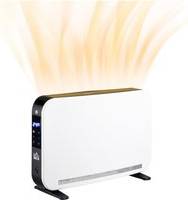 Homcom Portable Convector Heater with 24H Timer Adjustable Temperature White