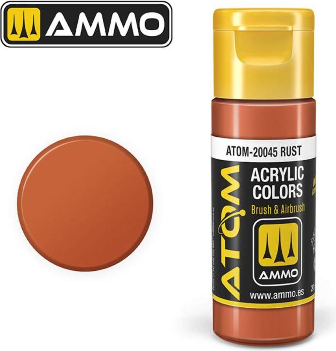 ATOM Rust 20ml Model Paint Ammo