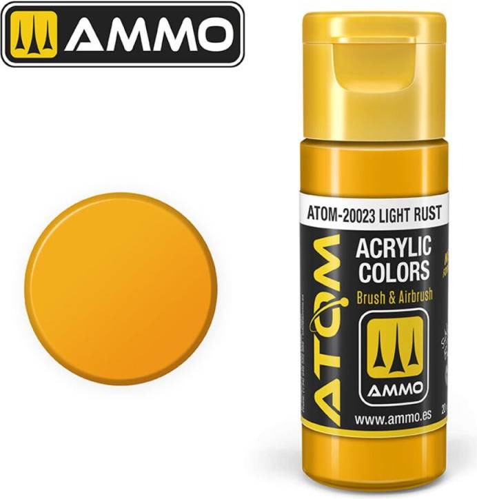 Atom Color Light Rust 20ml Model Paint Ammo