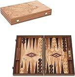 Uber Games Olive Burl Backgammon Set