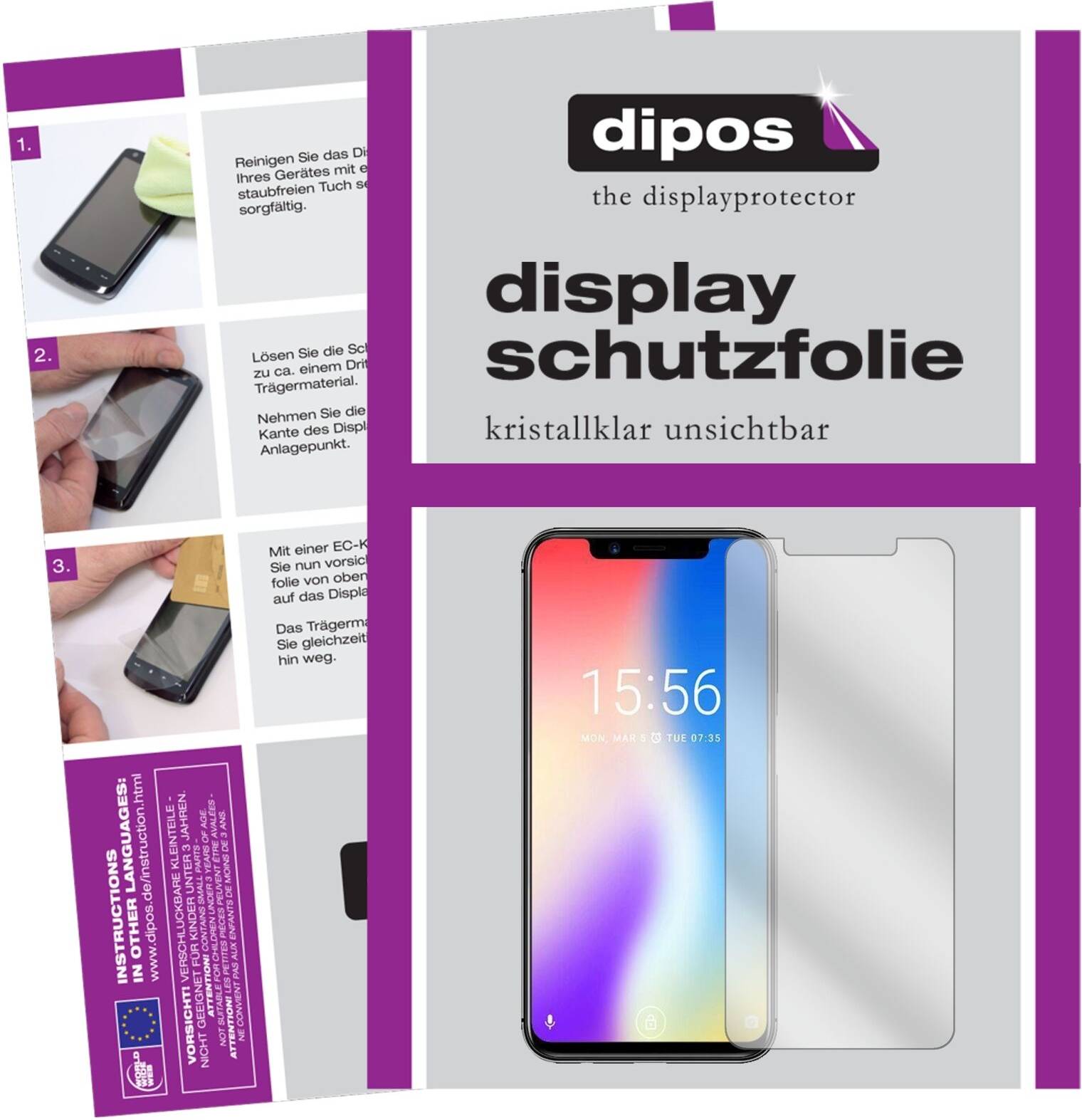 Dipos Screen Protector For Umidigi One Crystal
