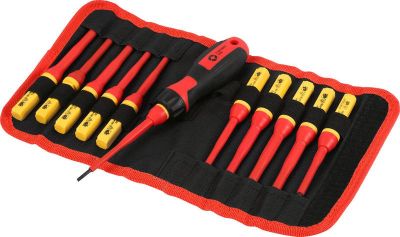 Minotaur VDE Interchangeable Blade Screwdriver Set Bit Screwdriver