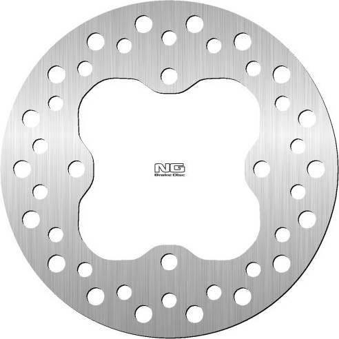 NG Round Brake Disc Silver