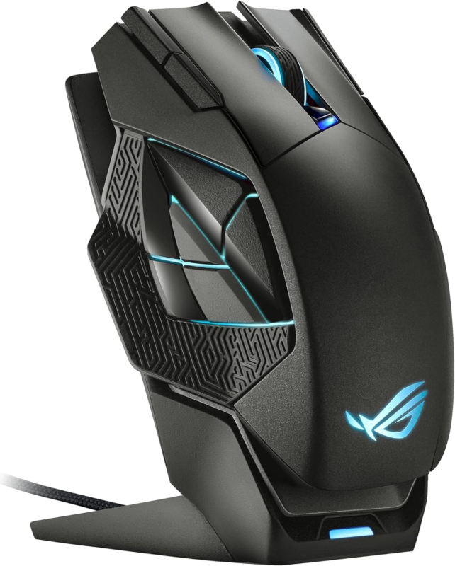 ASUS ROG Spatha Wireless Gaming Mouse Magnetic Charging Stand