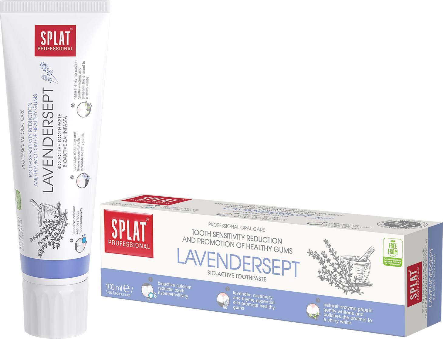 Professional Lavendersept Toothpaste 100 ml