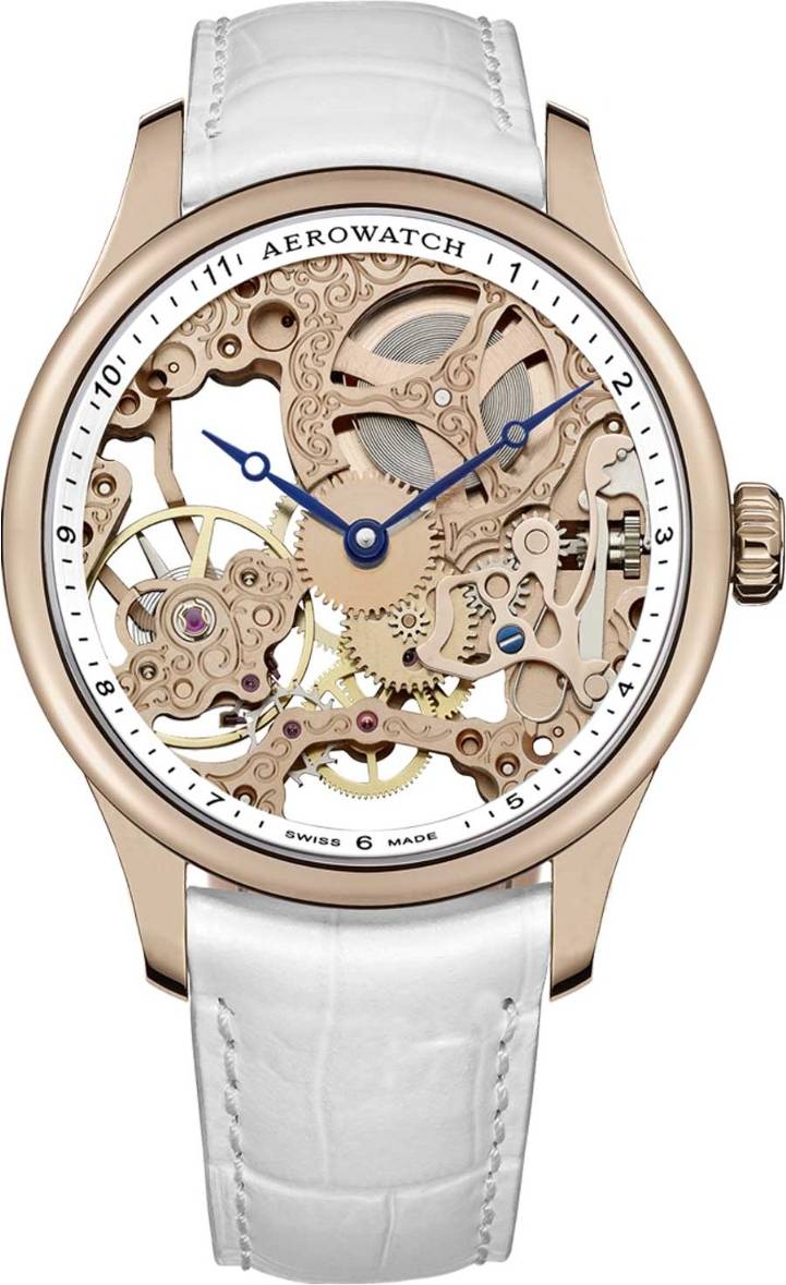 Aerowatch Renaissance Lady Skeleton A 57981 R113