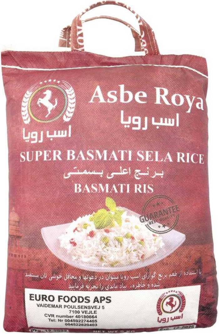 Ris Asbe Roya Basmati Sela Ris 5000g 1pack