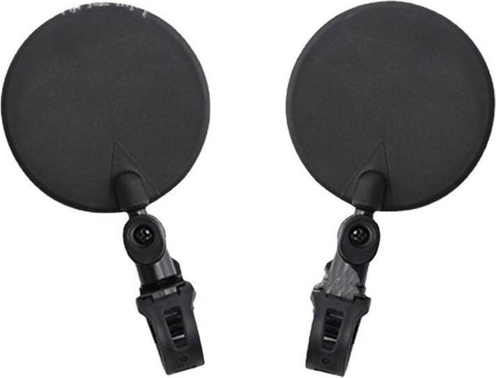 INF Adjustable Bike Mirrors Rear View 2-Pack Black