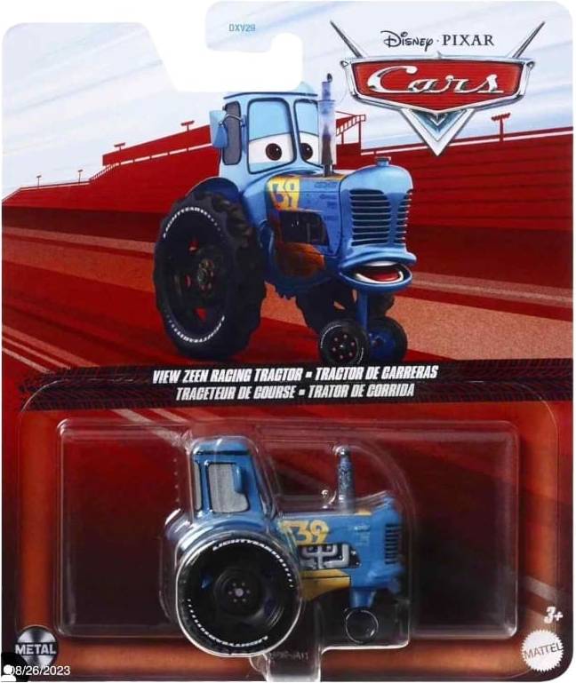 Disney Cars View Zeen Racing Tractor 1:55
