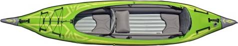 Inflatable kayaks Advanced Elements Frame Convertible Inflatable Kayak in Green