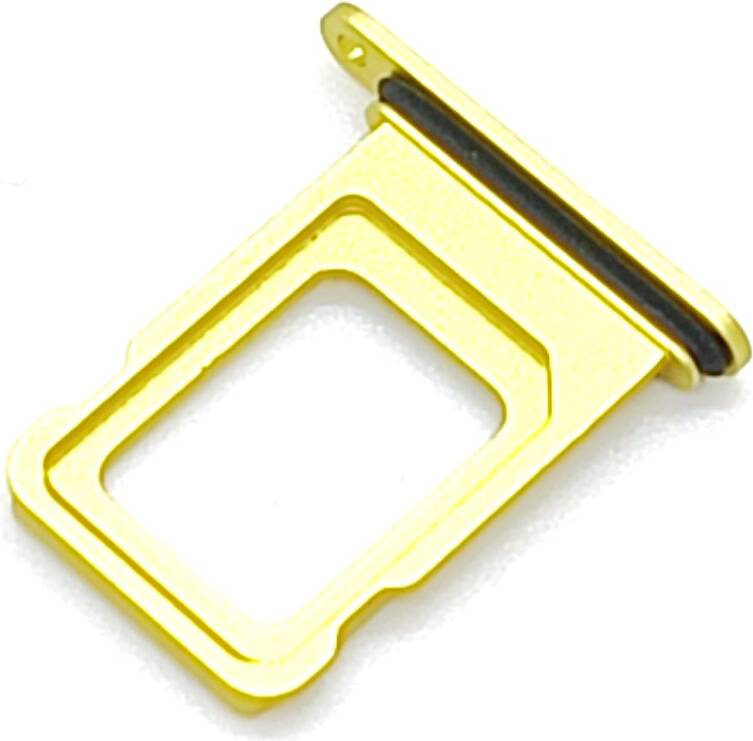 FoneFunShop Sim Tray Compatible With iPhone 14 In Yellow