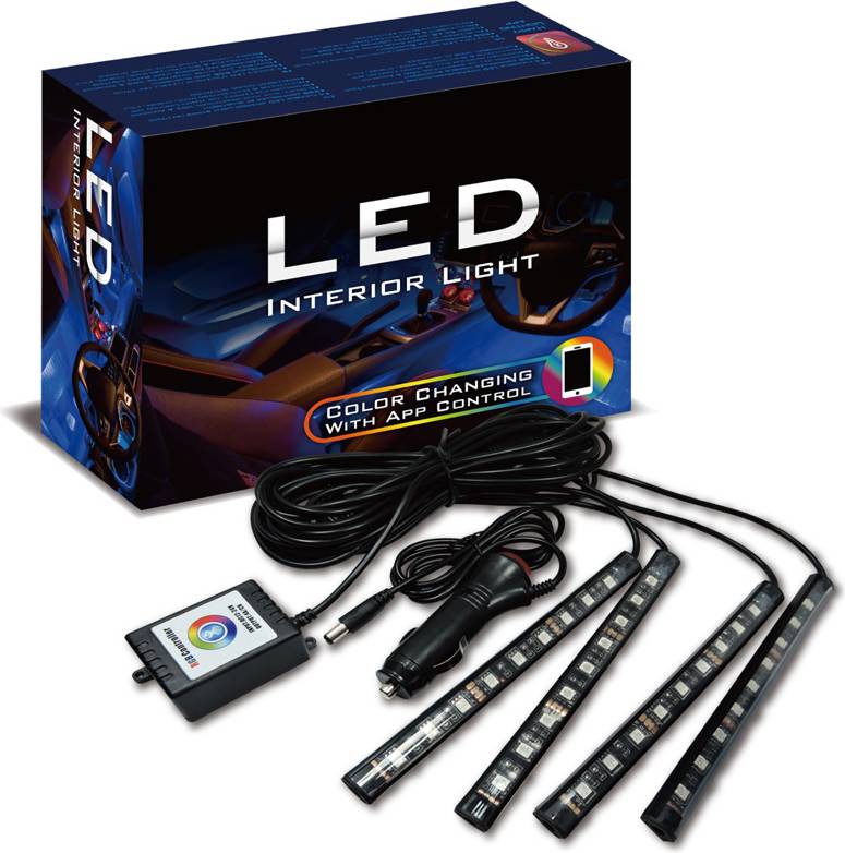Blanco LED Interior Multi-Color Self-adhesive Light Strip