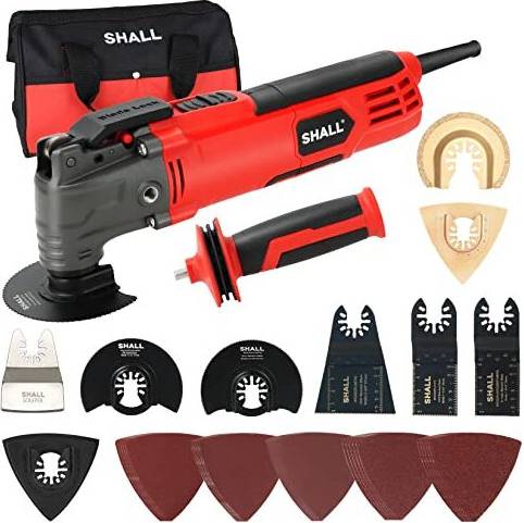 Oscillating Tool, 500W Oscillating Multitool Kit Change