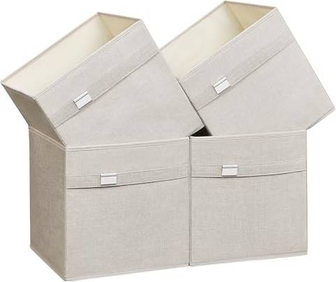 Cube storage Songmics Cubes, Set 4 Cube Storage Box