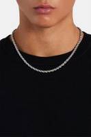 Cernucci 5mm Rope Chain Metallic Silver